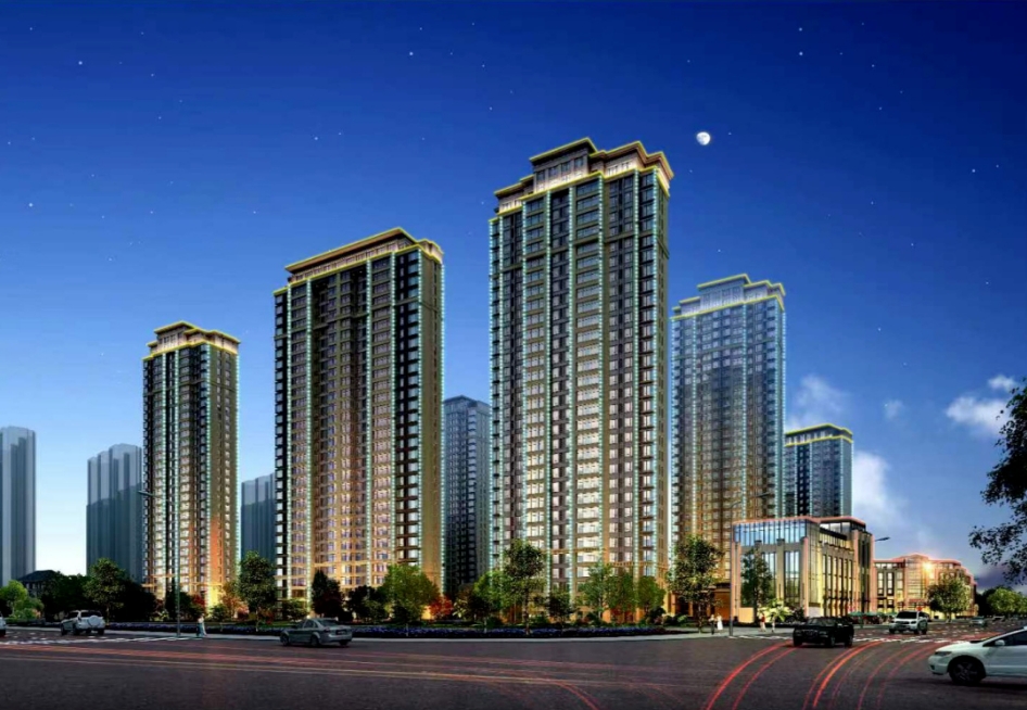 恒达富士电梯助力山东菏泽•和平上城打造高端精品居住空间