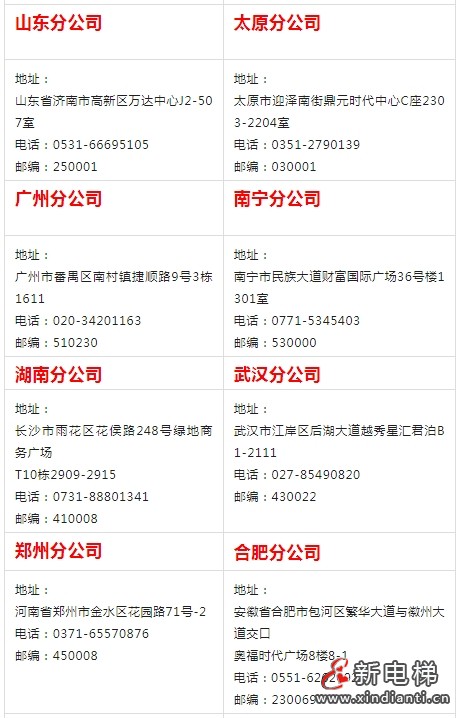 苏州江南嘉捷电梯有限公司服务理念和服务网络(图3)