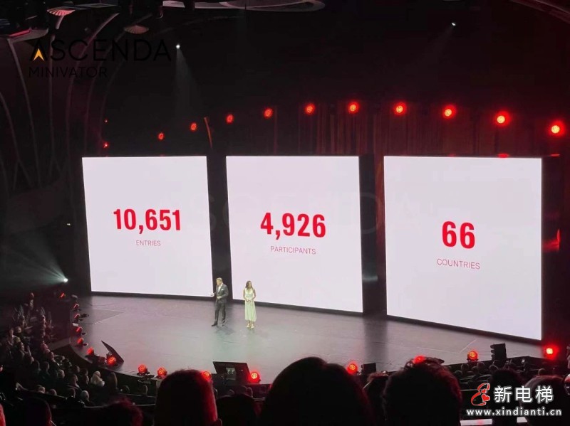 以创新突破空间界限 | 爱升达Ascenda穿楼电梯亮相德国iF设计大奖颁奖现场(图2)