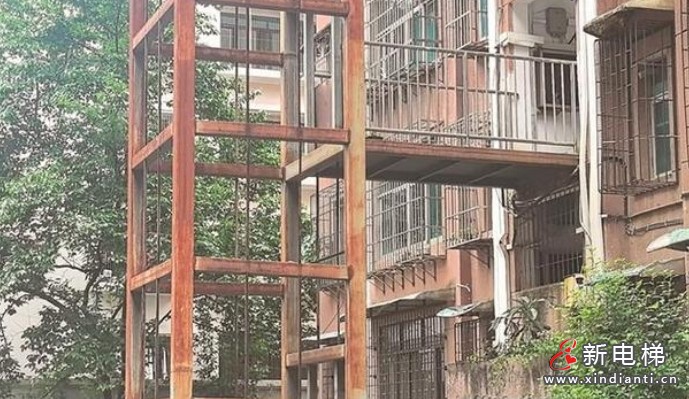 贵州大学职工宿舍加装电梯自2022年停摆，长期停滞存在安全隐患