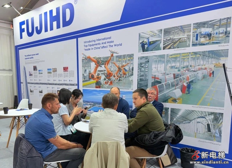 扬帆出海，恒达富士电梯精彩亮相2025年俄罗斯国际电梯展(图2)