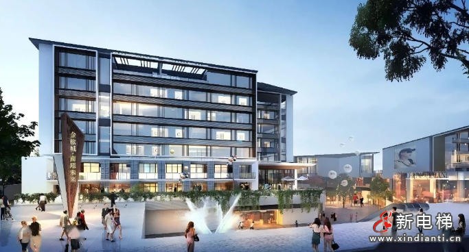 西安文商旅综合体+1，38台康力电梯！(图2)