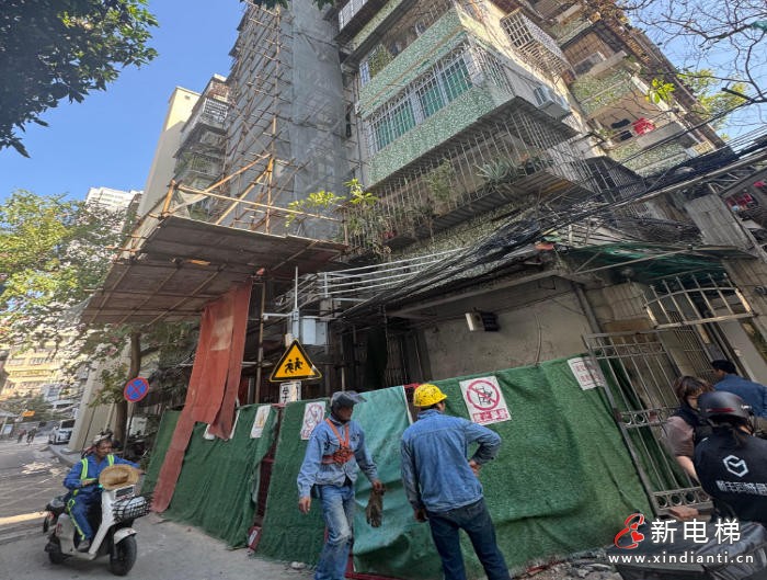 广州96333联动消防部门高效扑灭旧楼加装电梯火情