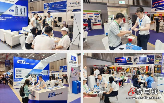 远大智能博林特电梯亮相越南国际电梯展，深度链接东南亚市场新机遇(图2)