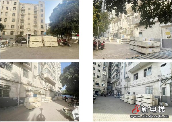 远大智能博林特电梯助力陕西国债电梯更新项目，滨湖花园新梯全部到货(图2)