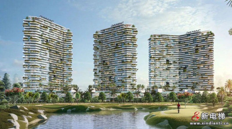 快意电梯赋能迪拜高尔夫综合体