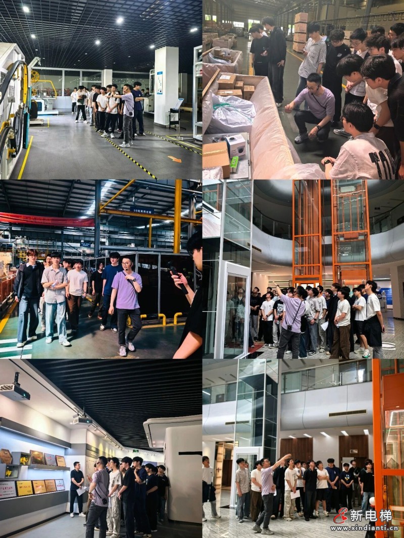湖州职院智能制造学院师生来到恒达富士电梯开展参观学习交流活动(图3) 湖州职院智能制造学院师生来到恒达富士电梯开展参观学习交流活动(图3)