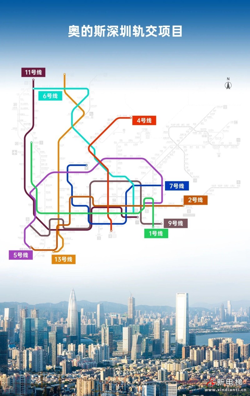 累计服务超1300台,奥的斯守护深圳轨交平稳运行(图3) 累计服务超1300台,奥的斯守护深圳轨交平稳运行(图3)