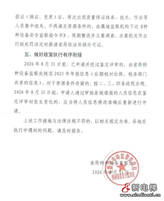 安徽收紧电梯管道安装许可审查 严查人员挂靠等乱象(图4) 安徽收紧电梯管道安装许可审查 严查人员挂靠等乱象(图4)